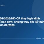 Nghị định 254/2026/NĐ-CP thay Nghị định 123/2020 về hóa đơn: những thay đổi kế toán phải nắm trước 01/07/2026 - ketoanthue.net